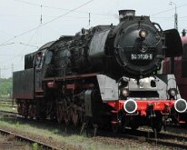 50 3539-9 Gastlok im Eisenbahnmuseum Darmstadt-Kranichstein Foto : 9. Mai 2002 / Dampfloktage