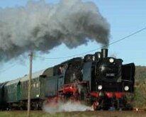 24 083 Foto : Kleinwallstadt 10.11.2001 125jähriges Streckenjubiläum Maintalbahn (Aschaffenburg-Miltenberg)