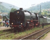 01 118 Foto : Eberbach/Baden 24.07.1999 DB-Nostalgiefahrten im Odenwald